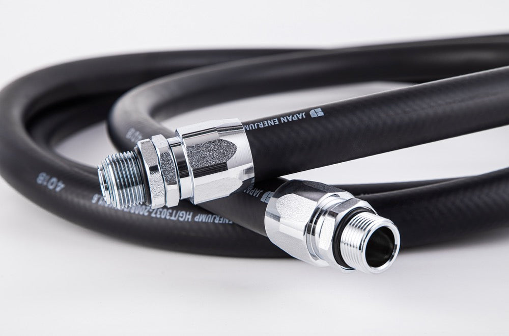 Refueling tanker hose, length 5m, hose inner diameter 19mm, outer diameter 30mm, maximum operating pressure 2MPa, earth wire included, usable for gasoline, diesel, kerosene, and heavy oil A, JFH-5M