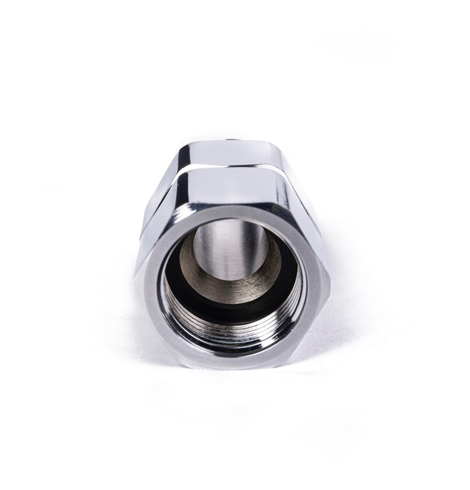Fuel nozzle joint fitting straight swivel 3/4" 360° free rotation Thread outer diameter 26mm inner diameter 24mm Diameter: BSPP3/4" x 3/4" (20A) JSS-0090-20A