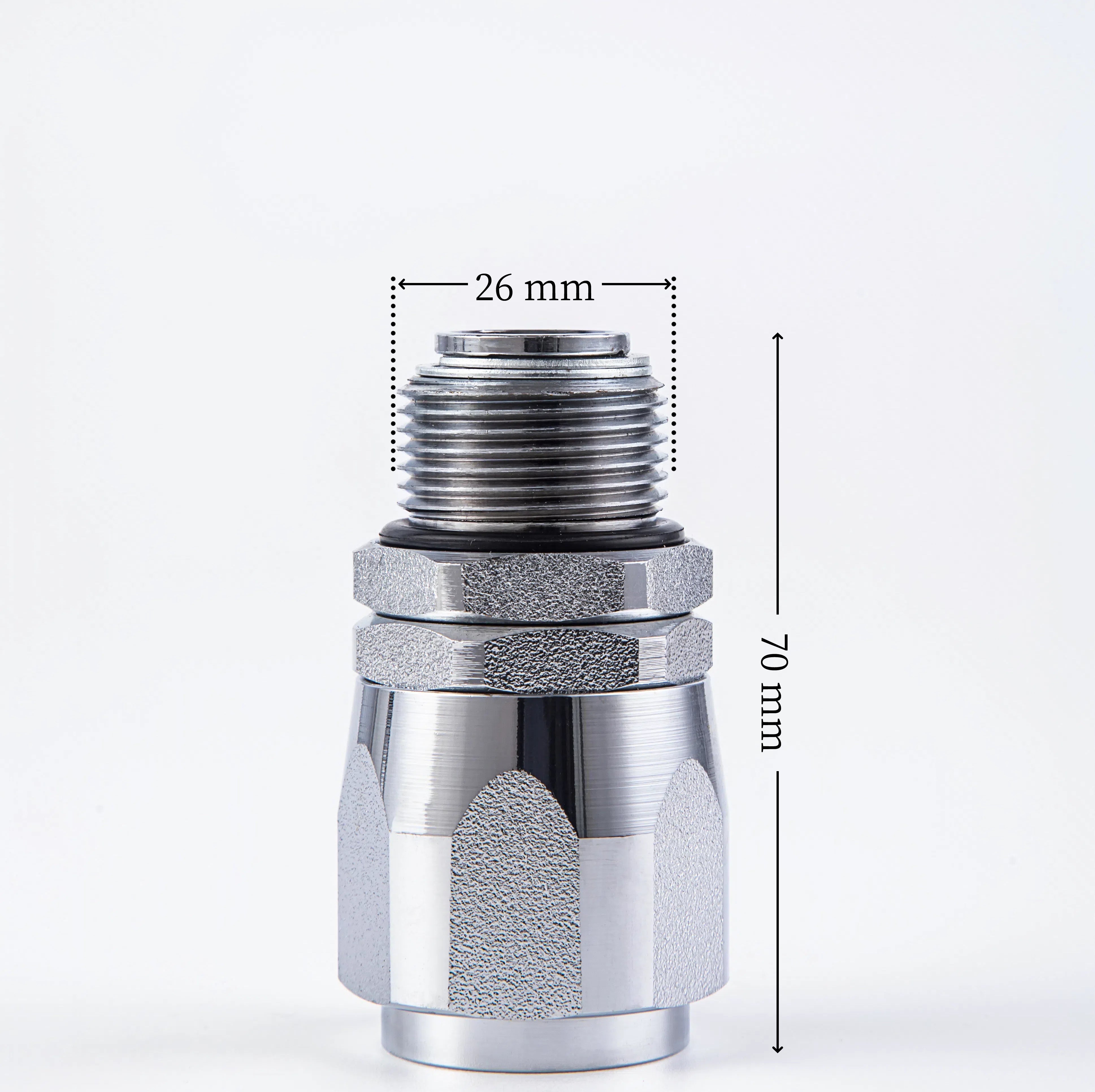 Fueling nozzle Automatic shutoff nozzle when tank is full Connection diameter 3/4" (20A) Can be used with gasoline, diesel, kerosene, and heavy oil A ★Straight swivel 3/4" (20A) SET-50RD-JSS20A