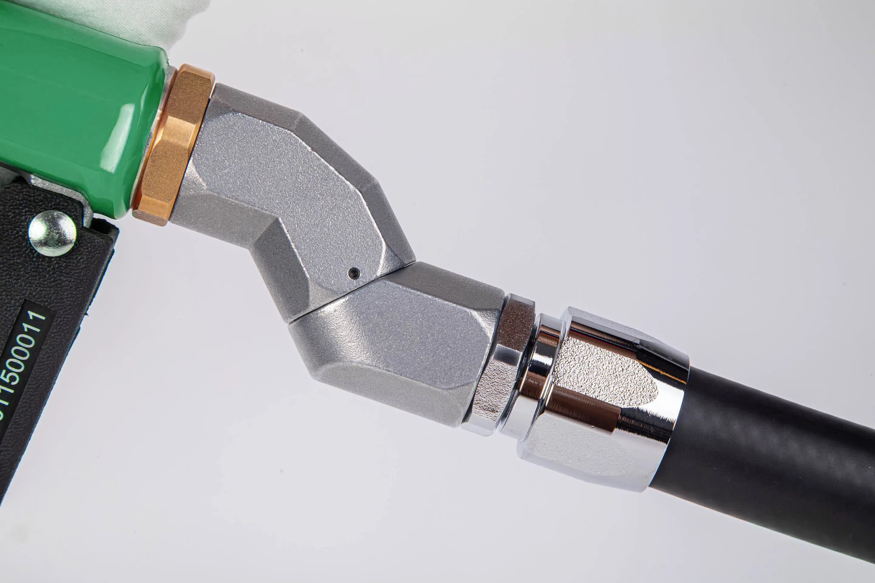 Fuel nozzle with automatic stop when full + 360° freely rotating 45° swivel 3/4" (20A) + anti-static oil-resistant hose 5m straight swivel SET-50RD-JFH5M45
