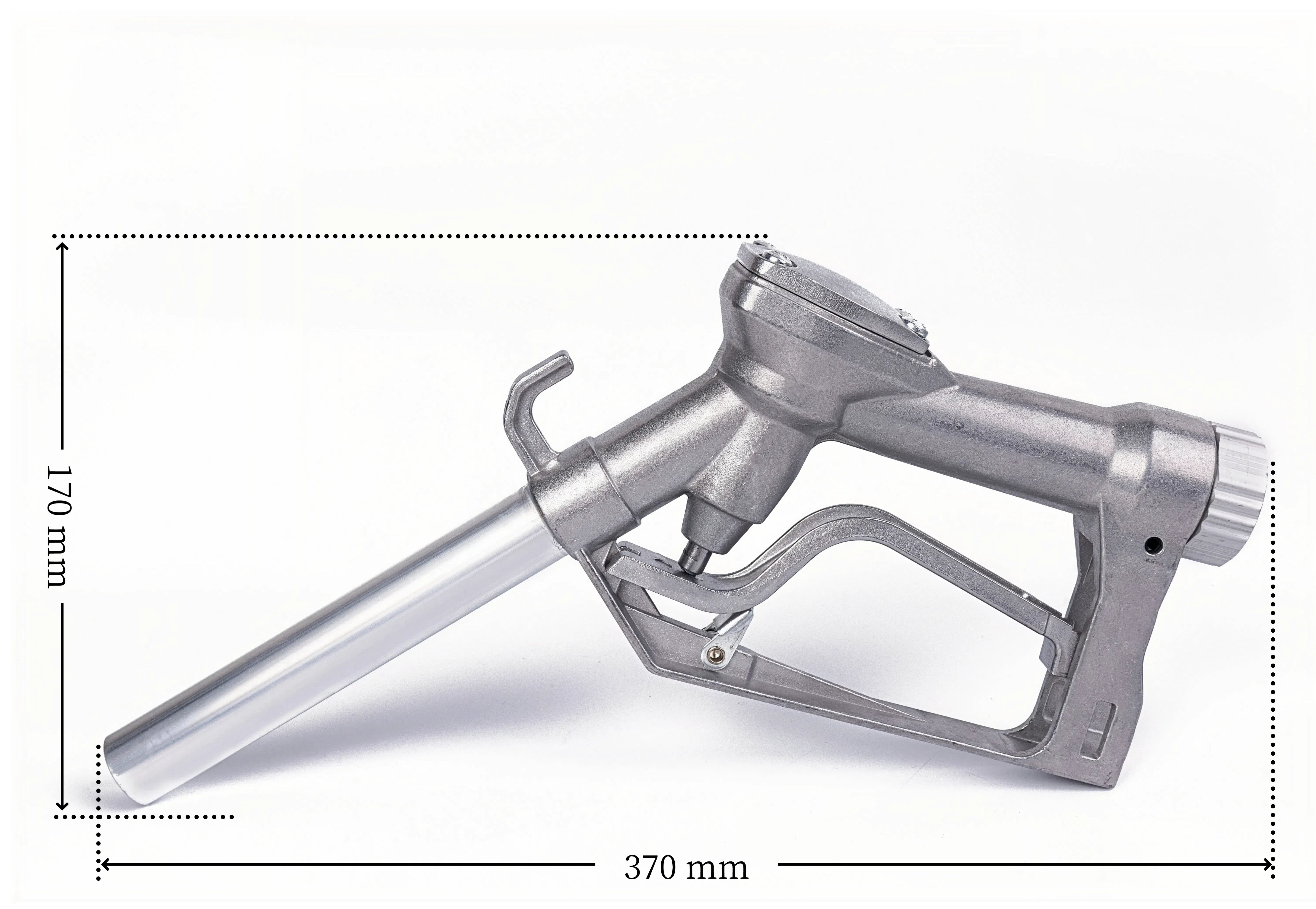 Fueling nozzle JEJN-50RD with automatic shutoff when full + 5m oil-resistant hose with anti-static straight swivel Can be used with gasoline, diesel, kerosene, and heavy oil A SET-50RD-JFH5M