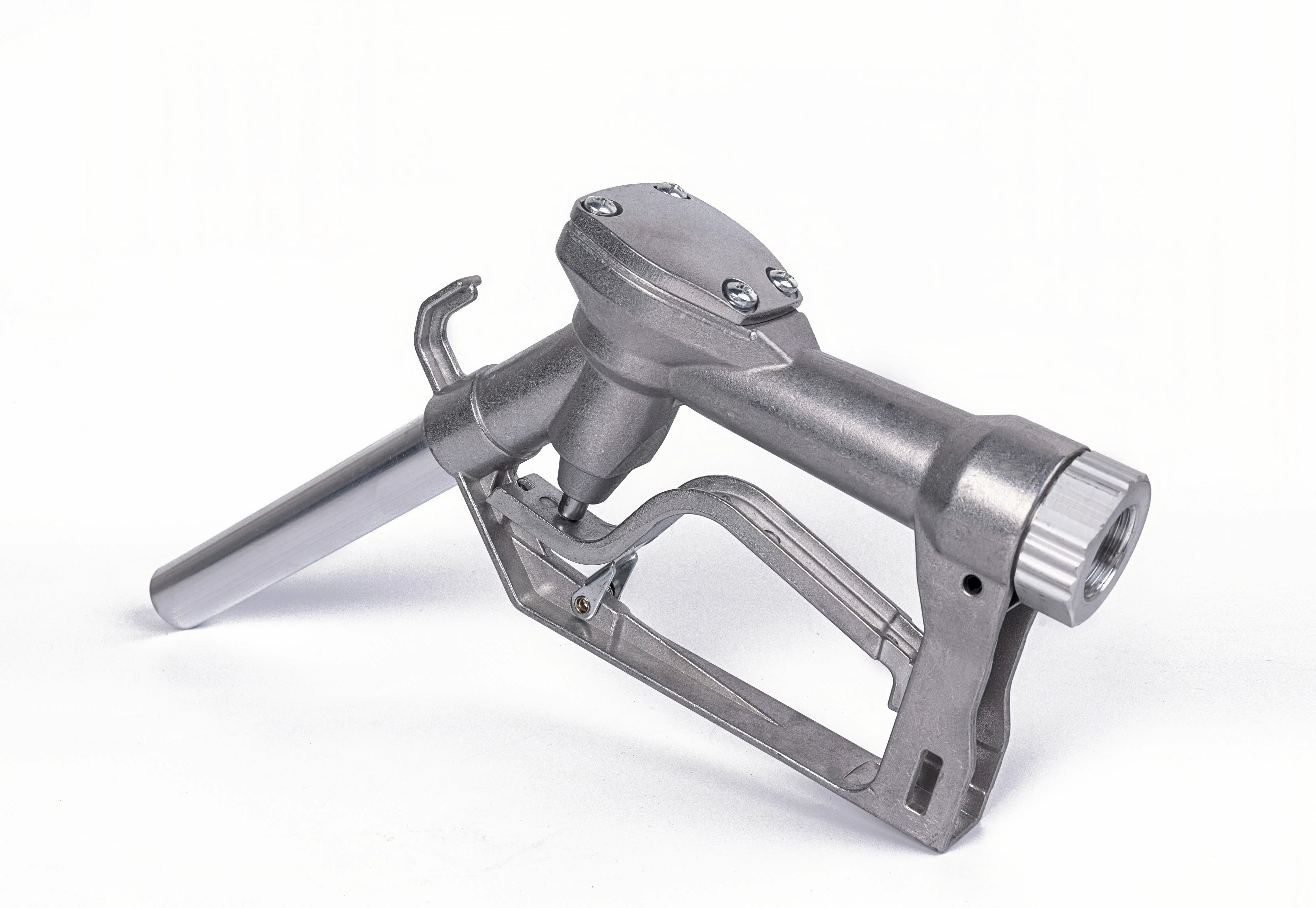 Fueling nozzle JEJN-50RD with automatic shutoff when full + 5m oil-resistant hose with anti-static straight swivel Can be used with gasoline, diesel, kerosene, and heavy oil A SET-50RD-JFH5M