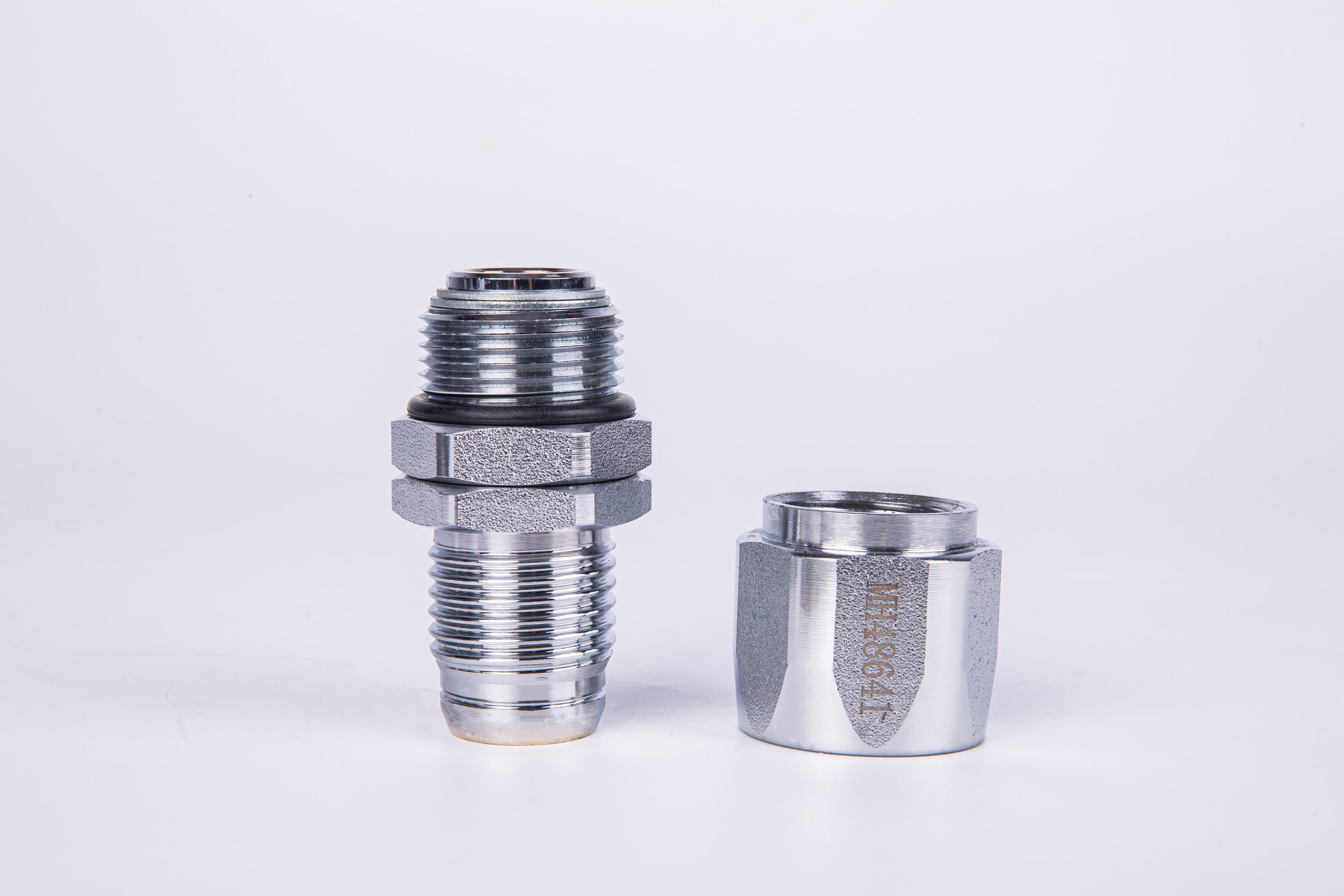 Fuel nozzle joint fitting straight swivel 1" 360° free rotation Thread outer diameter 33mm inner diameter 30mm Dimensions: BSPP1" x 1" (25A) JSS-0090-25A