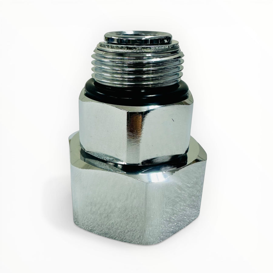 Fuel nozzle joint fitting straight swivel 3/4" 360° free rotation Thread outer diameter 26mm inner diameter 24mm Diameter: BSPP3/4" x 3/4" (20A) JSS-0090-20A