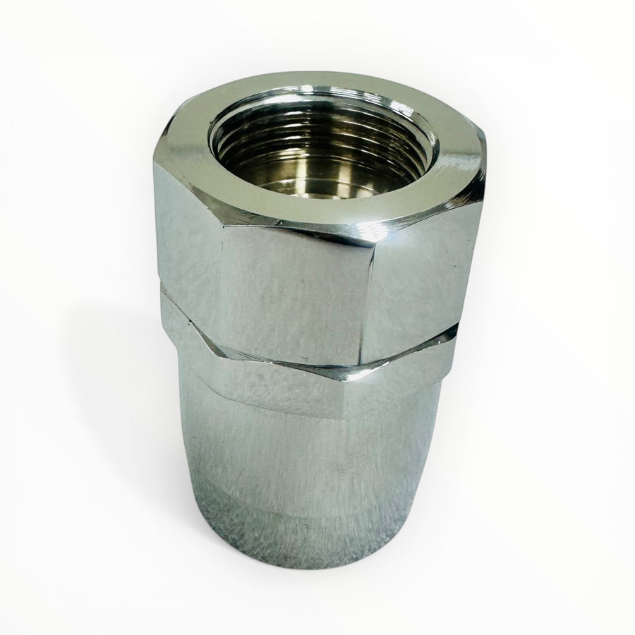Fuel nozzle joint fitting straight swivel 3/4" 360° free rotation Thread outer diameter 26mm inner diameter 24mm Diameter: BSPP3/4" x 3/4" (20A) JSS-0090-20A