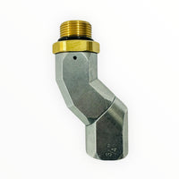 Joints, Fittings, 45° Swivel Joint, 3/4", Rotates freely 360°, Rotates on two axes, Screw outer diameter 26mm, Inner diameter 24mm, Caliber: BSPP3/4" x 3/4" (20A) JMS-0045-20A