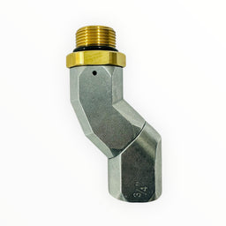 Joints, Fittings, 45° Swivel Joint, 3/4", Rotates freely 360°, Rotates on two axes, Screw outer diameter 26mm, Inner diameter 24mm, Caliber: BSPP3/4" x 3/4" (20A) JMS-0045-20A