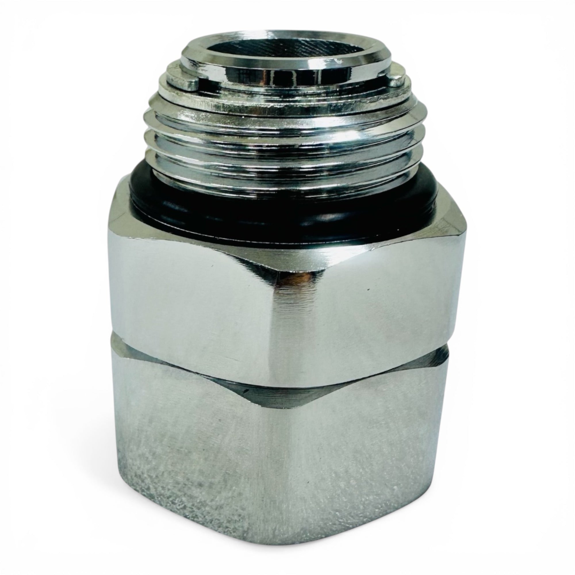 Fuel nozzle joint fitting straight swivel 3/4" 360° free rotation Thread outer diameter 26mm inner diameter 24mm Diameter: BSPP3/4" x 3/4" (20A) JSS-0090-20A