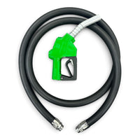 【高速給油 25A ホースセット】高速オートストップ給油ノズルセット 25A（1"）ホース3m付（オス×オス・緑）SET-90GR-JFH3M