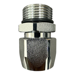 【特注品/給油ホース接続用】差込ジョイント 25A（1")ホース継手 オス×差込（内径22mmホース対応） JIJ-0090-25A22｜BSPP平行ネジ対応